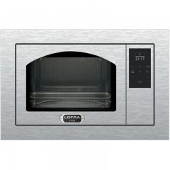 LOFRA FMRS6TMECHROME με Grill 20 Lt Inox Εντοιχιζόμενος Φούρνος Μικροκυμάτων